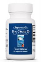 Zinc Citrate 50 mg - 60 Vegetarian Caps