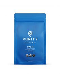 CALM Purity Organic Coffee - Decaffeinated Whole Bean Coffee (12 oz)